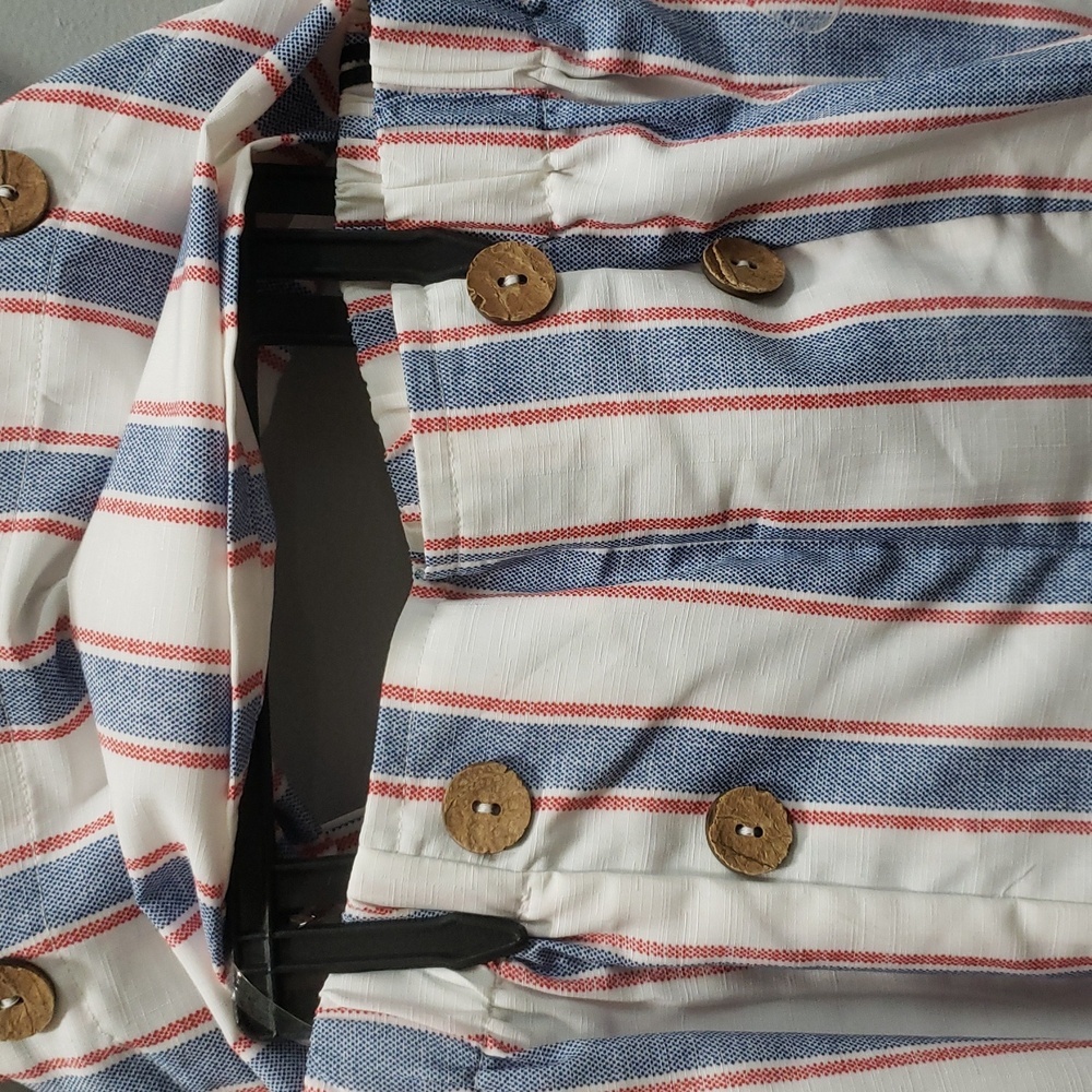 Love Squared Girls NWT Striped Tank Style Top and Shorts Set, Girls 10 - Picture 5 of 8